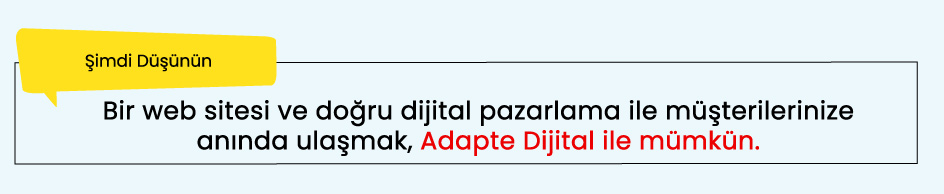 Beylikdüzü Dijital Pazarlama Ajansı Adapte Dijital