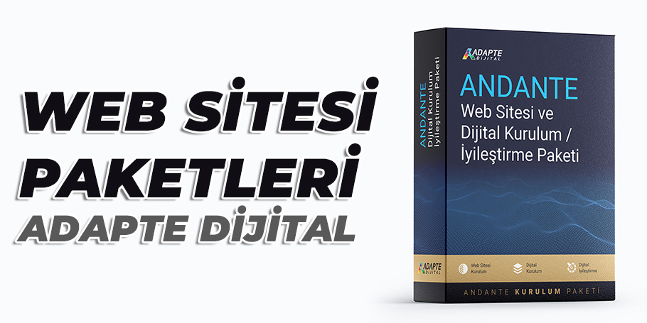 Web Sitesi Paketleri • Adapte Dijital 1