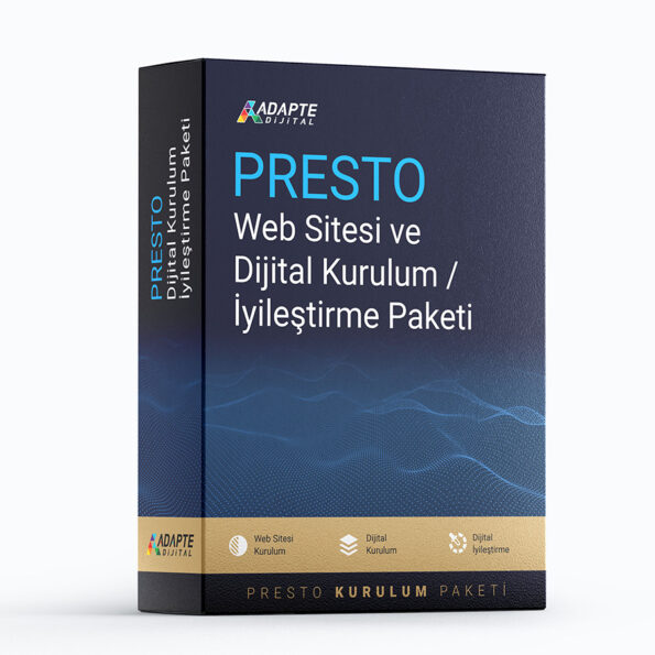 PRESTO · Website Design and Digital Installation/Improvement Package 1