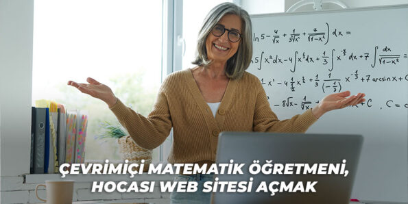 Çevrimici Matematik Öğretmeni Hocası Web Sitesi Açmak görseli