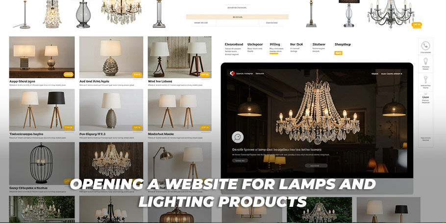 Opening a Website for Lamps and Lighting Products 1