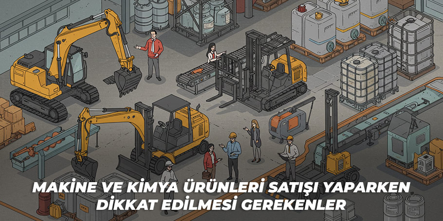 Makine ve Kimya Ürünleri Satışı Yaparken Dikkat Edilmesi Gerekenler 1