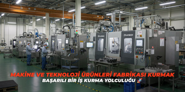 Makine ve Teknoloji Ürünleri Fabrikası Kurmak görseli