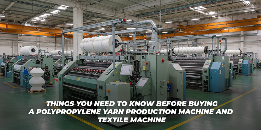 Textile Machinery, Polypropylene Yarn Production Machine Sales 1