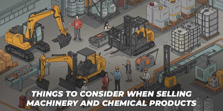 Things to Consider When Selling Machinery and Chemical Products 1