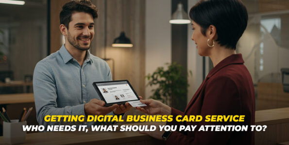 Getting Digital Business Card Service görseli