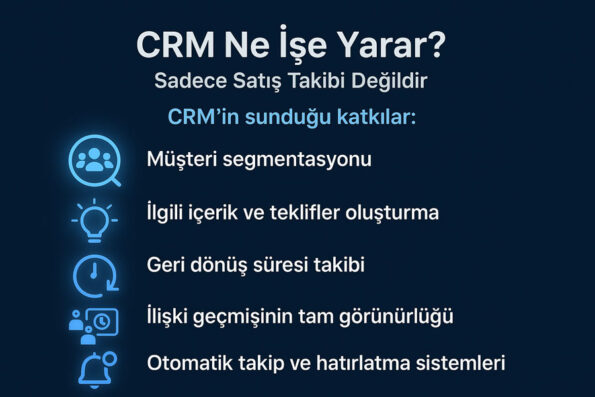 CRM ile Talep Yönetimi: Müşteri Verilerini Stratejiye Dönüştürmek 1 CRM Faydaları