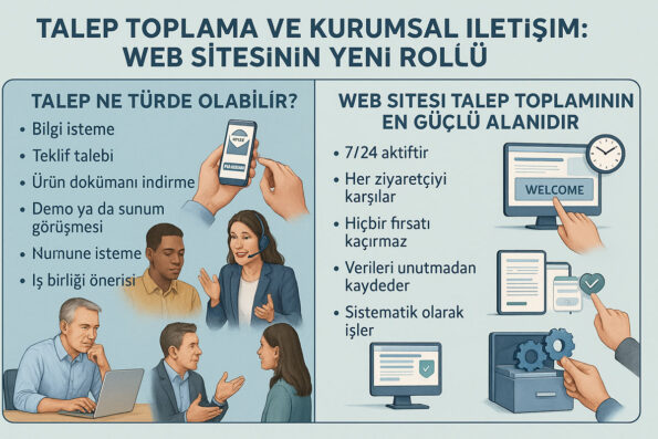 Talep Toplama ve Kurumsal İletişim: Web Sitesinin Yeni Rolü 2 Web Sitesinde Talep Toplama Nasıl Kurgulanmalı?