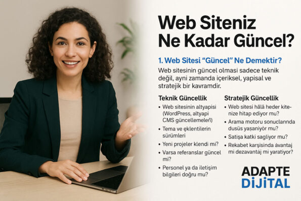 Web Site Güncel Olmalı görseli