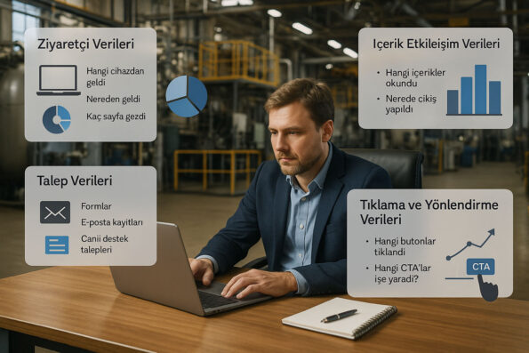 Fabrikalar için Web Sitesinden Veri Toplamak ve Yönetime Taşımak 3 Veri Toplama ve İçerik Performanslarıyla Marka Algısı Yönetimi