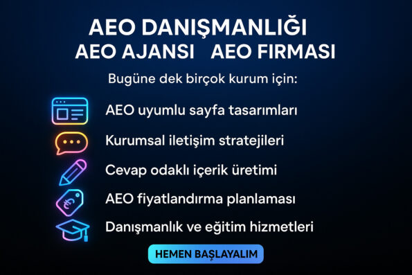 Cevap Motoru Optimizasyonu (AEO): Kurumsal Web Sitesi ve Kurumsal İletişim 1 Cevap Motoru Optimizasyonu Danışmanlığında Adapte Dijital ile Birlikte Kazanın
