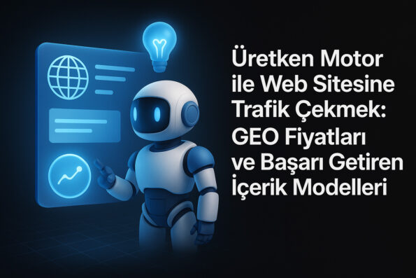 Geo Üretken Motor Optimizasyonu Web Sitesi Trafik görseli