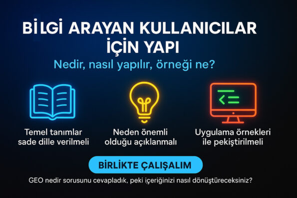 GEO Uyumlu İçerik Nasıl Yazılır? ChatGPT ve Google Gemini İçin Yeni Rehber 1 GEO uyumlu içerik yazımı