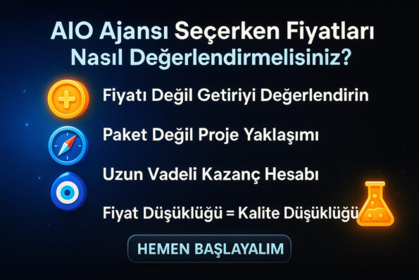 En İyi AIO Ajansı Nasıl Seçilir? Web Sitenizi Yapay Zekâlar için Optimize Etmenin Yolu 1 AIO Ajansının İçerik Stratejisi Var mı? Yoksa Sadece Yazıyor mu?