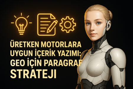 Üretken motorlar için GEO stratejisi