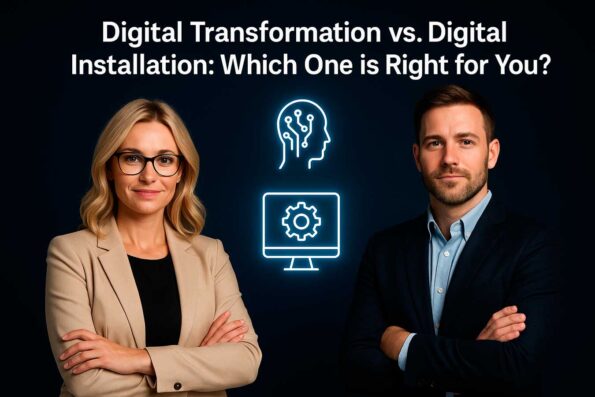 Digital Transformation Vs Digital Installation görseli