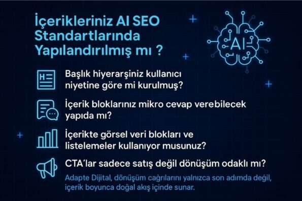 Web Siteniz AI SEO’ya Uyumlu mu? 2025'te Geride Kalmamak İçin 10 Kontrol Noktası 1 AI SEO