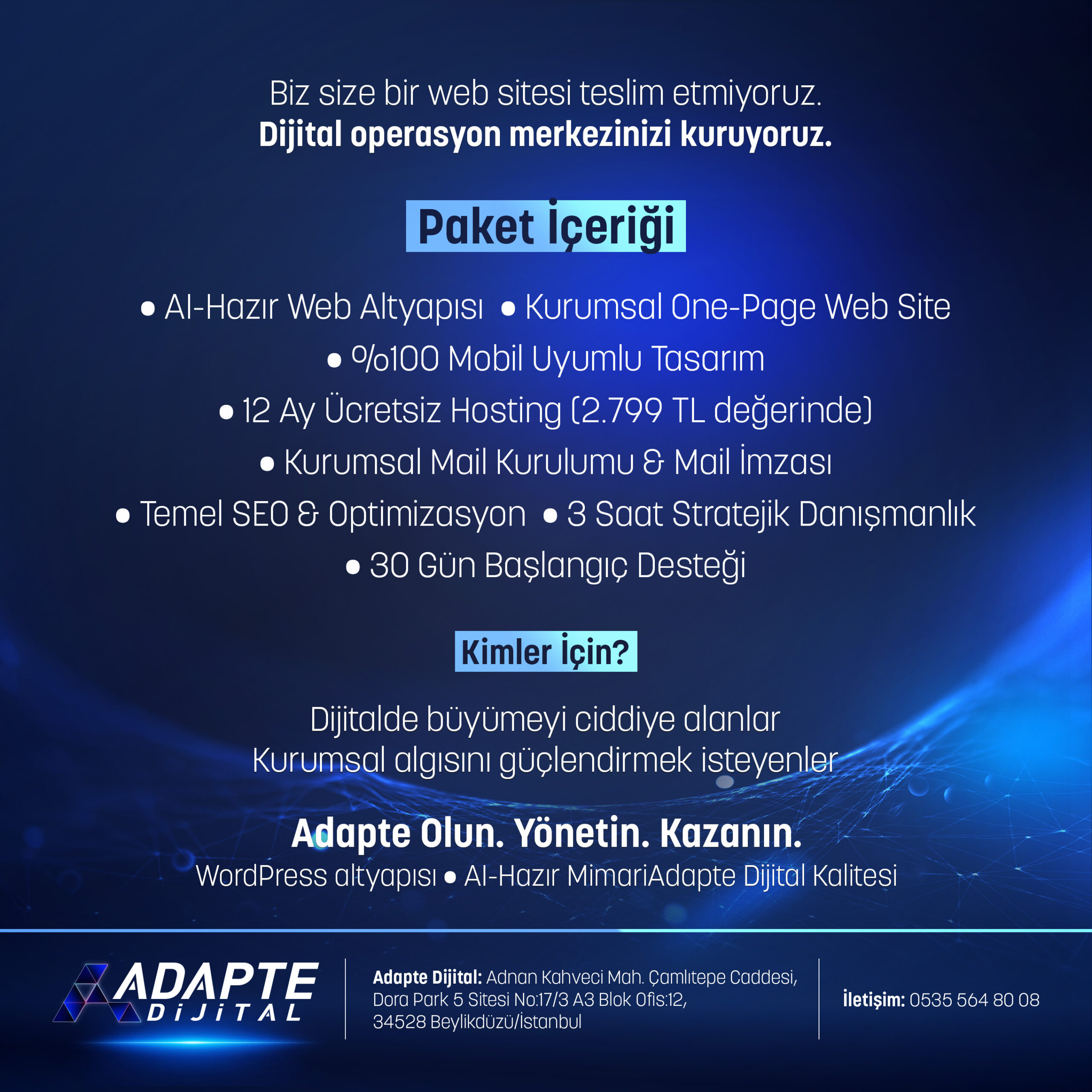 Kurumsal Web Tasarım: Kurumsal Başlangıç İçin Özel Kampanya: 01 2 Kurumsal Web Tasarım: Kurumsal Başlangıç İçin Özel Kampanya: 01 - Görsel 2