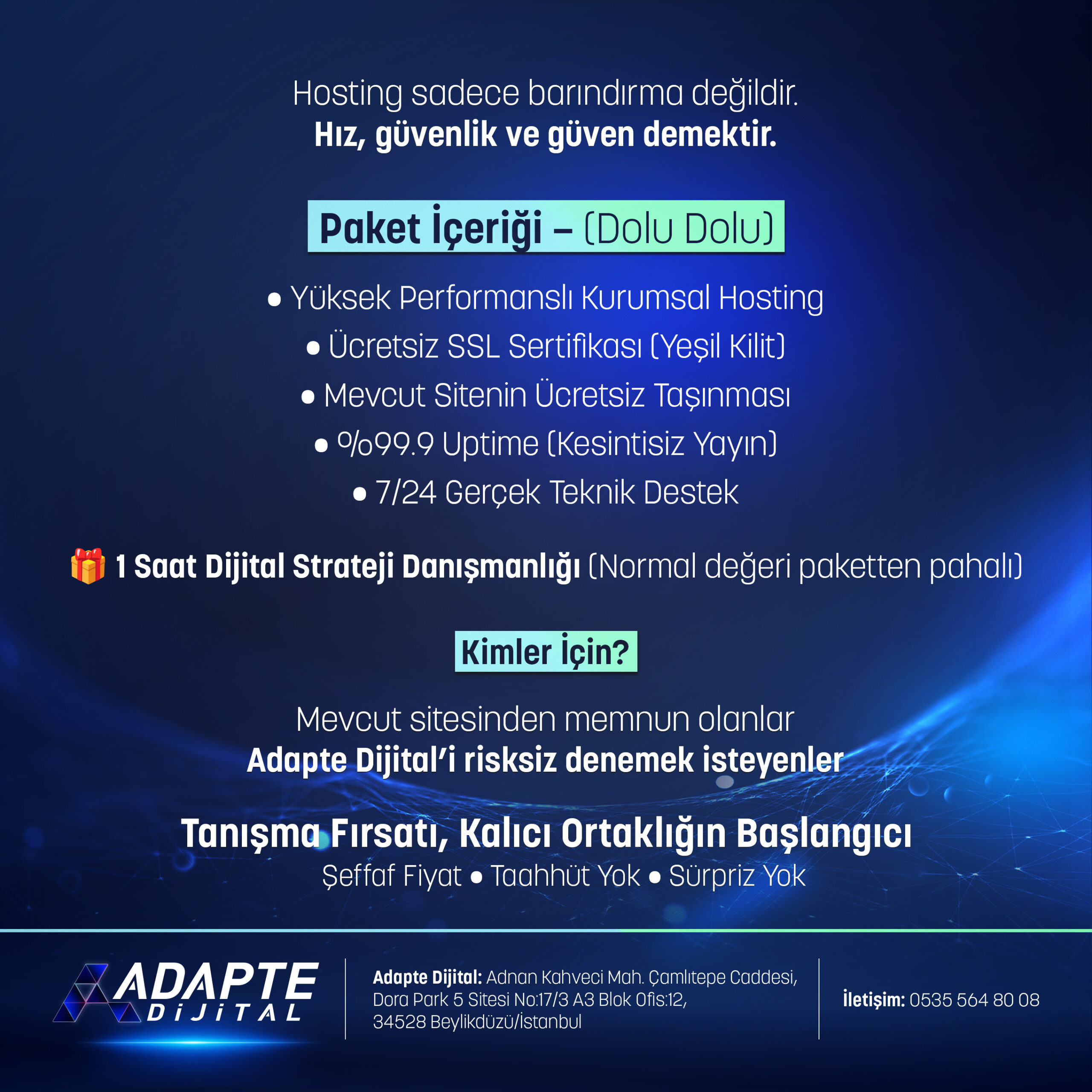 Kurumsal Hosting/Kurumsal Web Hosting: Tanışmaya Özel Paket 2 Kurumsal Hosting/Kurumsal Web Hosting: Tanışmaya Özel Paket - Görsel 2