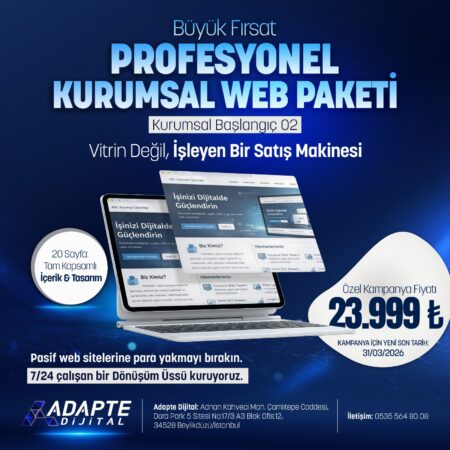 Kurumsal Web Tasarım: Kurumsal Başlangıç İçin Özel Kampanya: 02