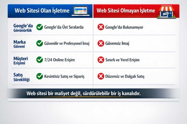 Web Sitesi Olmayan İşletmelerin Kaybettiği 7 Fırsat 2 Web Sitesi