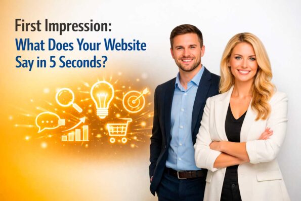 İlk İzlenim Web Siteniz İlk 5 Saniyede Ne Anlatıyor.ingilizce görseli