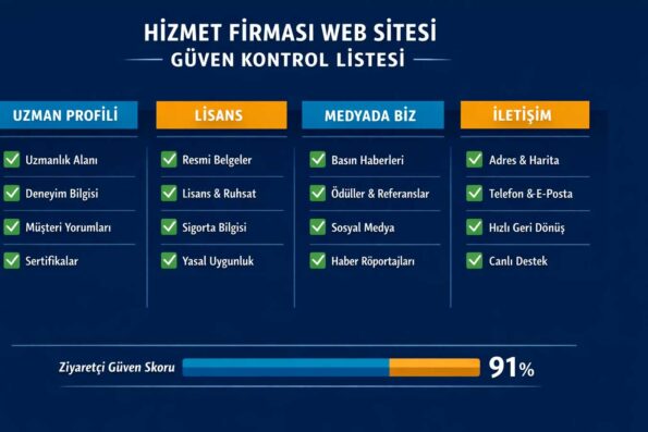 Hizmet Sektörü İçin Web Sitesi