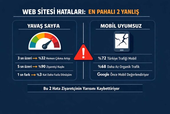 Web Sitesi Hataları: İşletmelerin Yaptığı 10 Kritik Yanlış 1 Web Sitesi Hataları