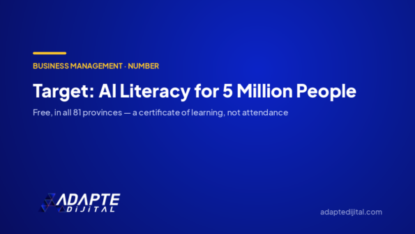 Target: AI Literacy for 5 Million People — Adapte Dijital cover image