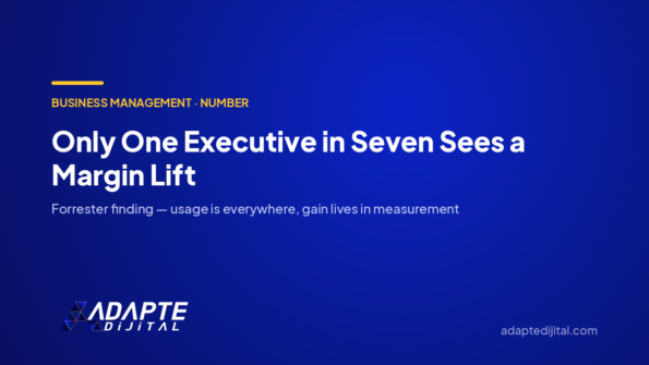 Only One Executive in Seven Sees a Margin Lift — Adapte Dijital cover image