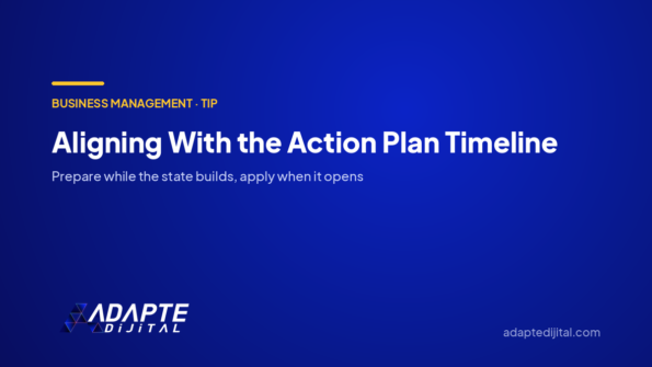 Aligning With the Action Plan Timeline — Adapte Dijital cover image