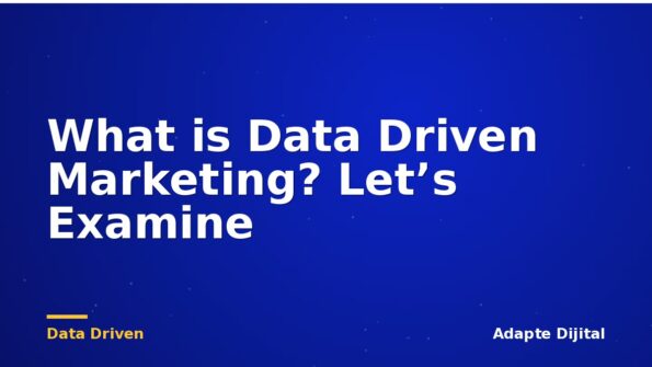 What is Data Driven Marketing? Let’s Examine