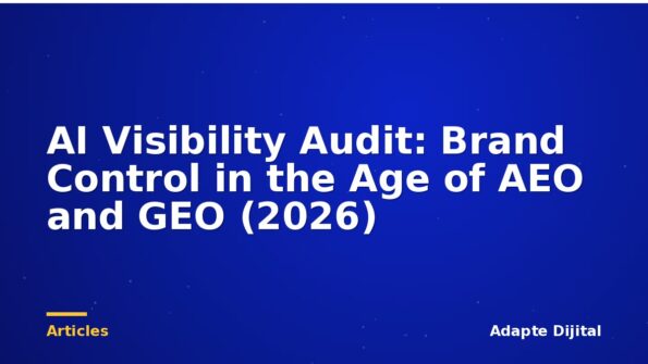 AI Visibility Audit: Brand Control in the Age of AEO and GEO (2026)