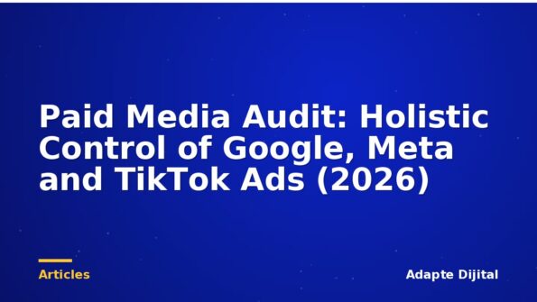 Paid Media Audit: Holistic Control of Google, Meta and TikTok Ads (2026)