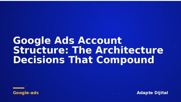 Google Ads Account Structure: The Architecture Decisions That Compound
