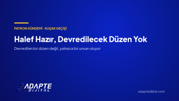Halef Hazır, Devredilecek Düzen Yok — Adapte Dijital kapak görseli