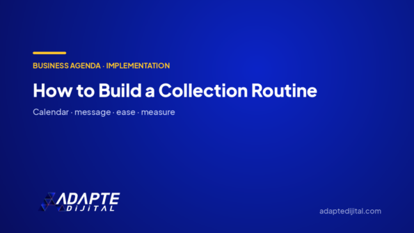 How to Build a Collection Routine — Adapte Dijital cover image