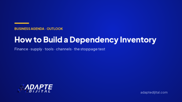 How to Build a Dependency Inventory — Adapte Dijital cover image