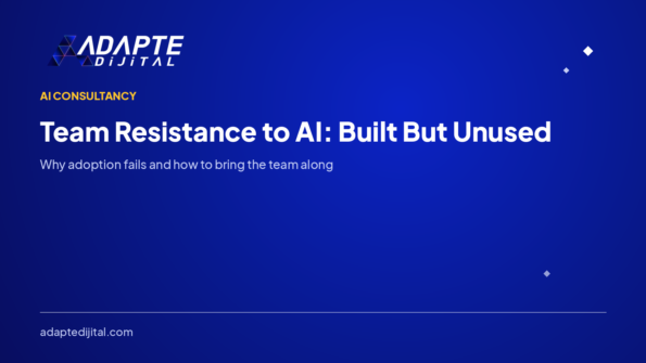 Team Resistance to AI: Built But Unused — Adapte Dijital kapak görseli