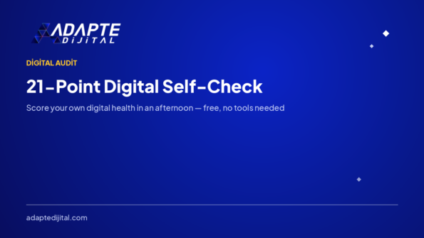 21-Point Digital Self-Check: Score Your Own Setup — Adapte Dijital cover image