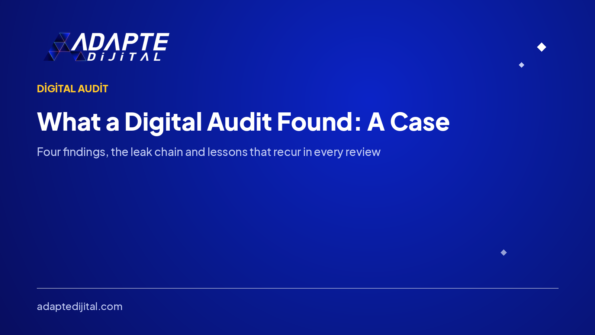What a Digital Audit Found: An Anonymous Case Study — Adapte Dijital cover image