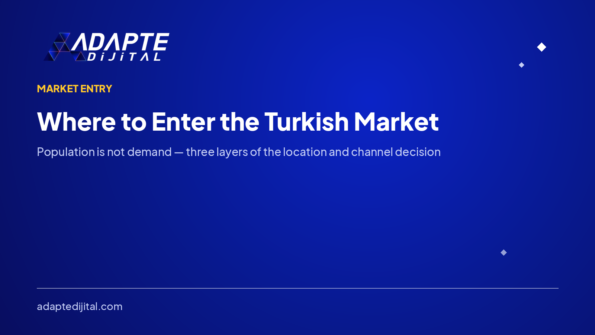 Where to Enter the Turkish Market: Region and Channel — Adapte Dijital cover image
