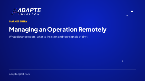 Managing a Foreign Operation Remotely: What to Insist On — Adapte Dijital cover image