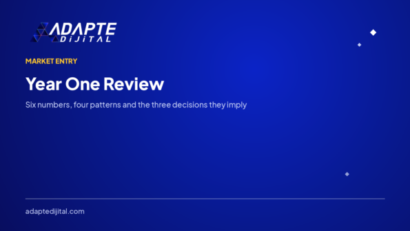 Year One Review: Did the Market Entry Work? — Adapte Dijital cover image