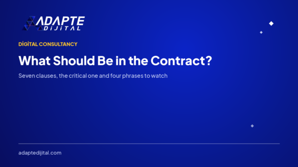What Should Be in a Digital Consultancy Contract? — Adapte Dijital kapak görseli