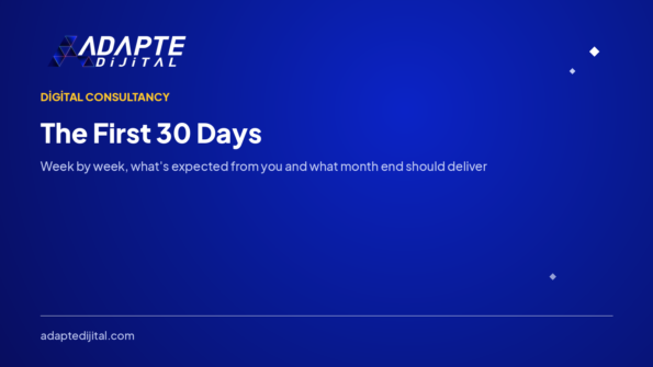 The First 30 Days of a Consultancy Engagement — Adapte Dijital kapak görseli