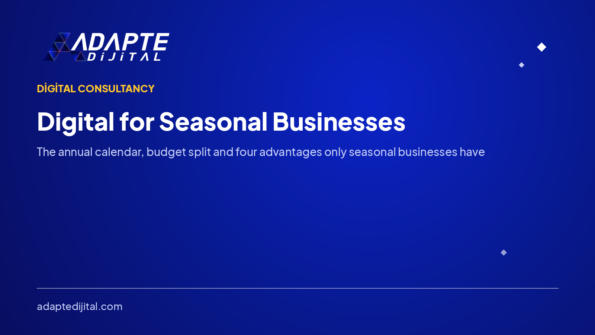 Digital for Seasonal Businesses: The Annual Calendar — Adapte Dijital kapak görseli