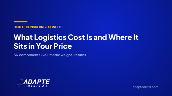 What Logistics Cost Is and Where It Sits in Your Price — Adapte Dijital cover image
