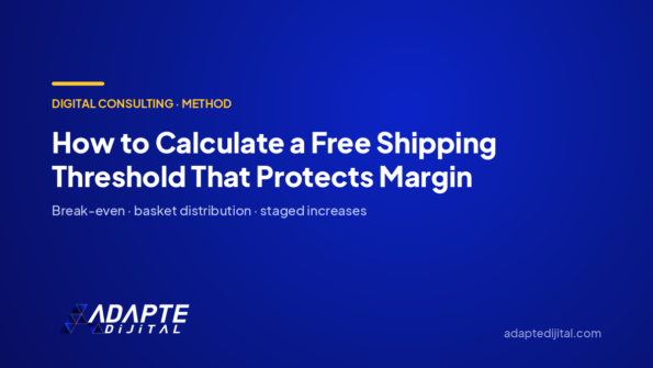 How to Calculate a Free Shipping Threshold That Protects Margin — Adapte Dijital cover image