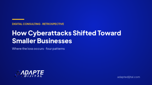 How Cyberattacks Shifted Toward Smaller Businesses — Adapte Dijital cover image